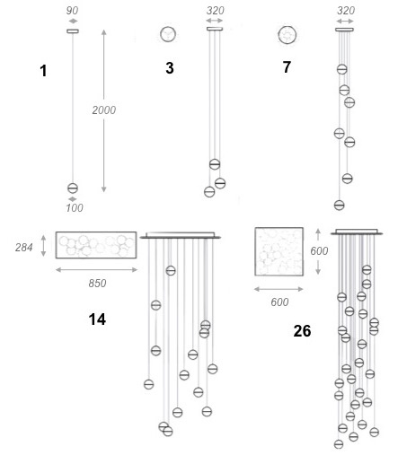 Подвесной светильник Imperium Loft 40,39 85101-22