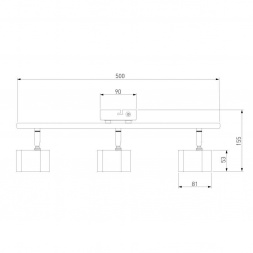 Спот Eurosvet Prime 20058/3 черный