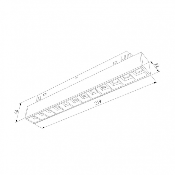 Трековый светодиодный светильник Elektrostandard Slim Magnetic 85005/01 a067376