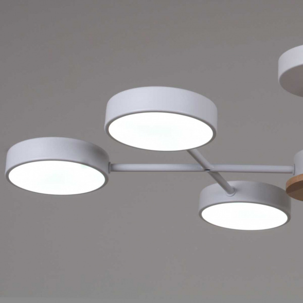 Светильник потолочный Reluce 03335-0.3-06 WH+WOOD