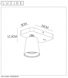 Спот Lucide Turnon 09928/05/30