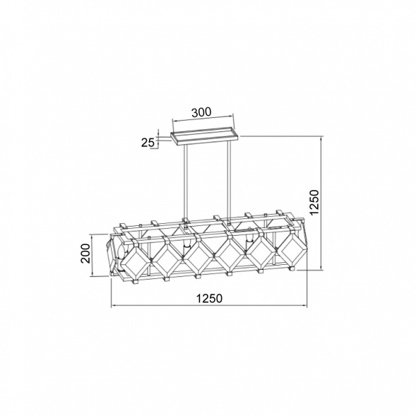 Подвесная люстра Vele Luce Vittoria VL3053L08