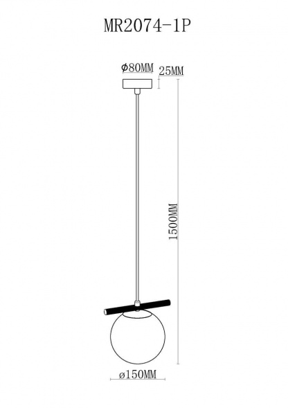 Подвесной светильник MyFar Francis MR2074-1P