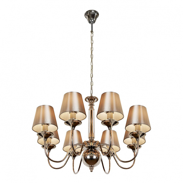 Подвесная люстра iLamp Rolling P2406-8 Nickel