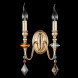 Бра Crystal Lux MERCEDES AP2 GOLD/COLOR