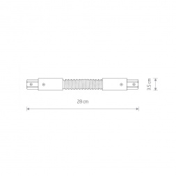 Коннектор гибкий Nowodvorski Profile 8383