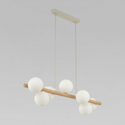 Подвесная люстра TK Lighting 5905 Estera Wood