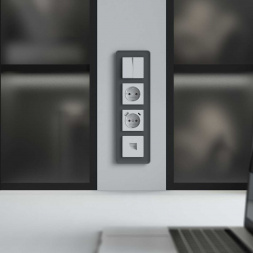 Рамка Werkel Elite на 4 поста графит W0042440 4690389180804