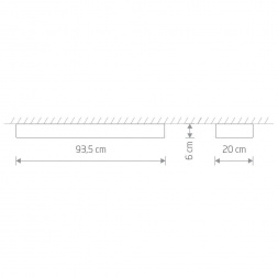 Потолочный светильник Nowodvorski Soft Ceiling Led 90x20 7542
