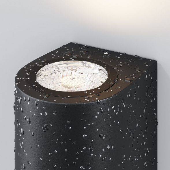 Уличный настенный светильник Maytoni Slat O044WL-01B