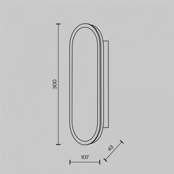 Бра Maytoni Modern MOD429WL-L15BSK