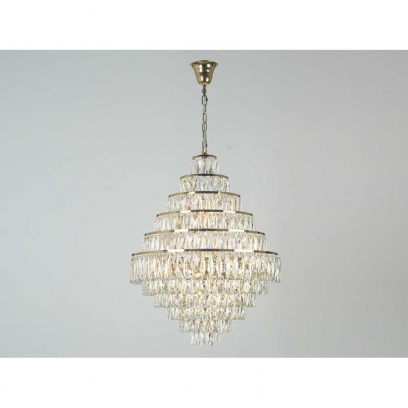 Подвесная люстра Newport 10125+15/C gold М0068934