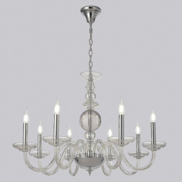 Подвесная люстра Crystal Lux ARABESQUE SP8 CHROME