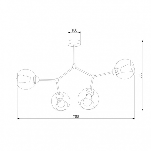 Подвесная люстра TK Lighting 2730 Fairy