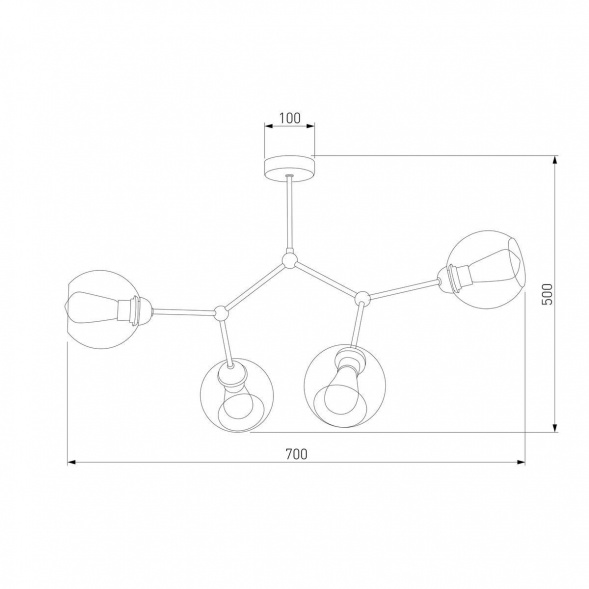 Подвесная люстра TK Lighting 2730 Fairy