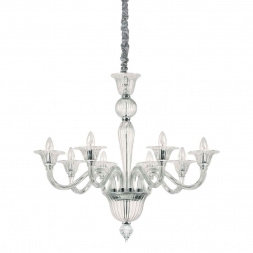 Подвесная люстра Ideal Lux Brigitta SP8 Trasparente 199382