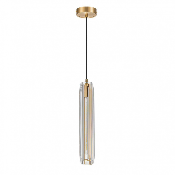 Подвесной светильник Belfast Gibson 6133-1 BR CL