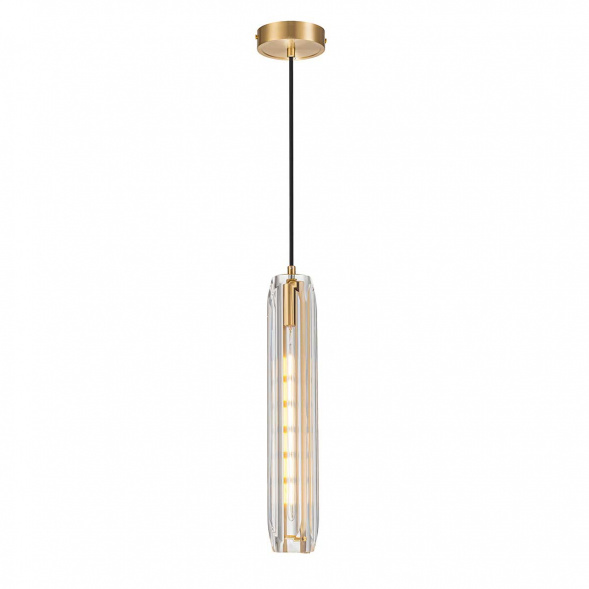 Подвесной светильник Belfast Gibson 6133-1 BR CL