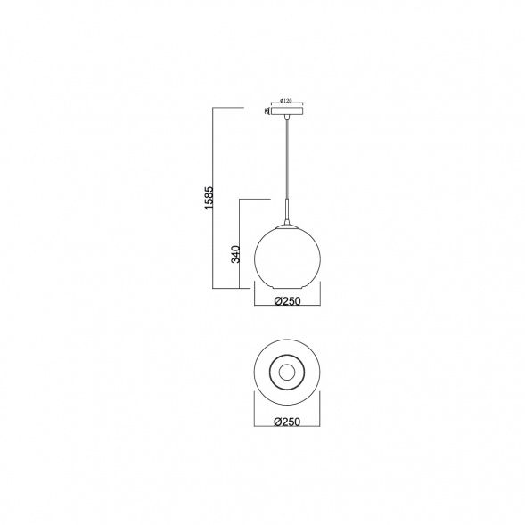 Подвесной светильник Vele Luce Lauriston VL5284P21
