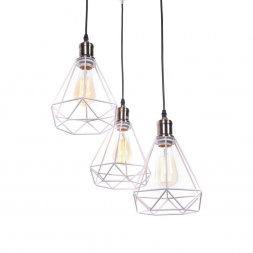 Подвесная люстра Lumina Deco Cobi LDP 11609-3 WT