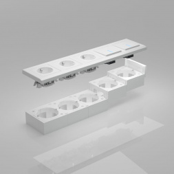 Коробка для накладного монтажа Werkel белый W8000001 4690389170829