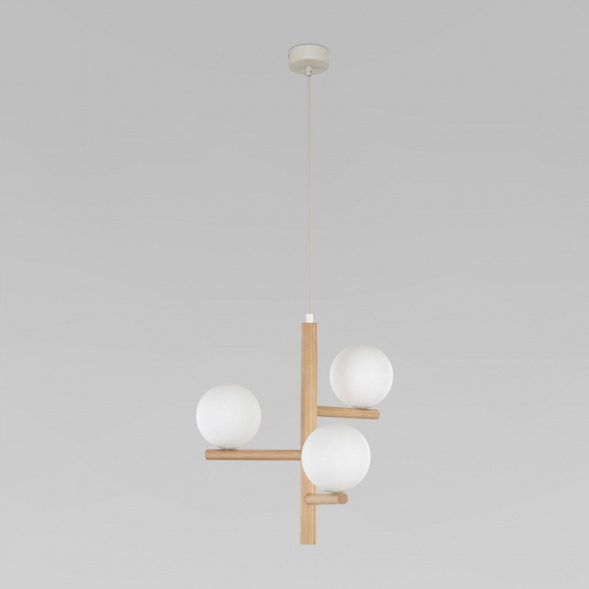 Подвесная люстра TK Lighting 6799 Estera Wood