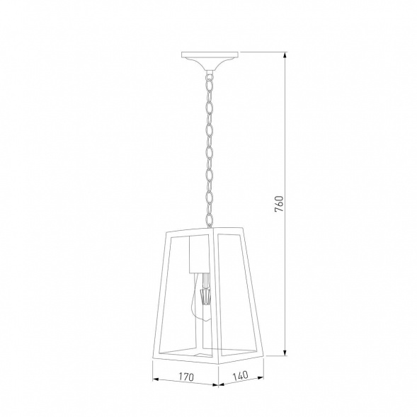 Уличный подвесной светильник Elektrostandard Germes 35152/H a058805