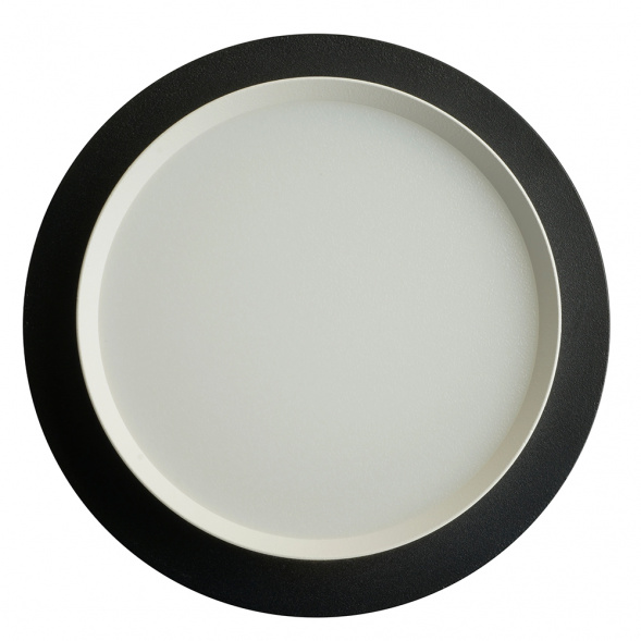 Светильник встраиваемый Feron DL507 потолочный GX53 черный + белый круг 51352