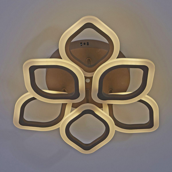 Потолочная светодиодная люстра Escada Ella 10212/6Led Coffee 56W