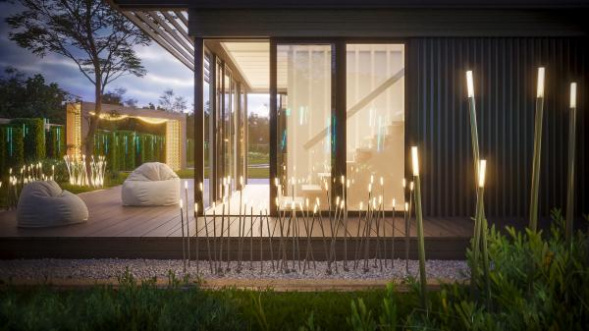 Ландшафтный светодиодный светильник Arlight KT-Canna-L1200-1W Warm3000 034164