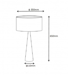 Настольная лампа Lucide Conos 30594/81/72