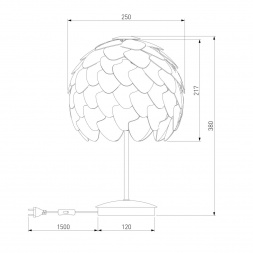 Настольная лампа Bogates 01099/1