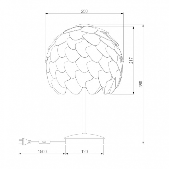 Настольная лампа Bogates 01099/1
