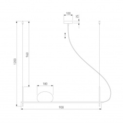 Подвесной светильник Eurosvet Stair 70145/1 черный