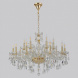 Подвесная люстра Crystal Lux MONICA SP10+5 GOLD