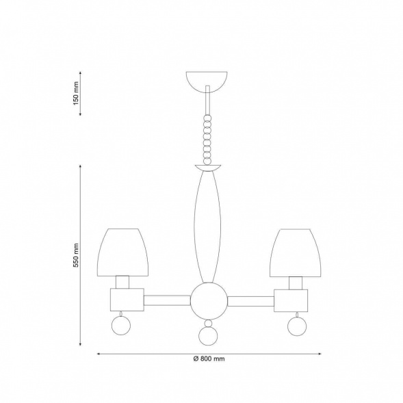 Подвесная люстра Lucia Tucci Natura 088.8