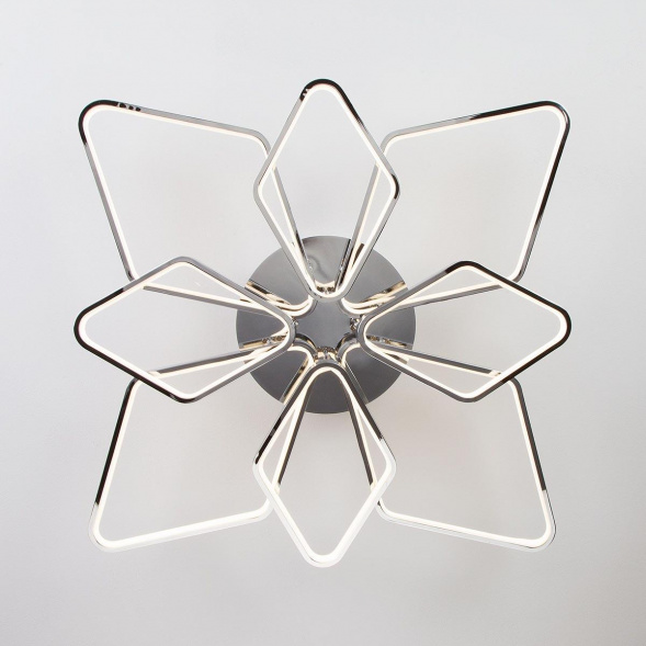 Потолочная светодиодная люстра Eurosvet Kalifea 90081/8 хром