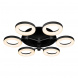 Потолочная светодиодная люстра iLedex Jomo FS-014-X6-(B) 72W BK