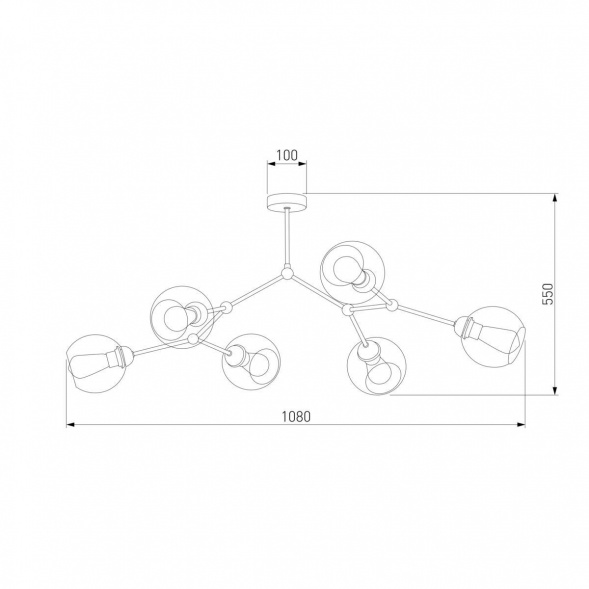 Подвесная люстра TK Lighting 2731 Fairy