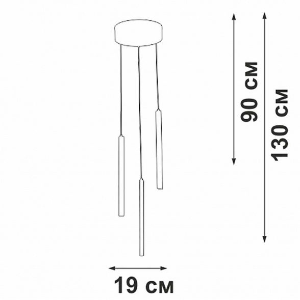 Подвесной светильник Vitaluce V3045-0/3S
