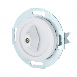 Выключатель LK Studio поворотный (схема 5) 16 A, 250 B (белый) Vintage 880604-1