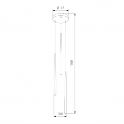 Подвесная люстра TK Lighting 10109 Piano