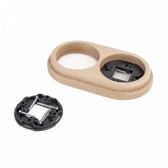 Рамка на 2 поста Werkel светлый бук W0025224 4690389166556