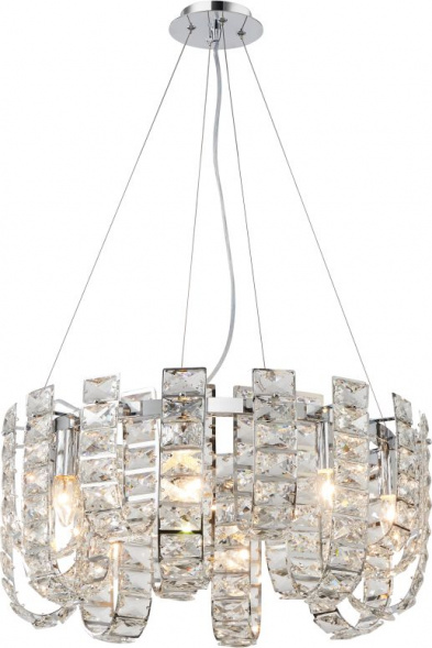 Люстра подвесная хрустальная 2172/09/08P Stilfort, серия Umiko