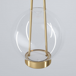 Подвесной светодиодный светильник Eurosvet Frasco 50267/1 LED латунь