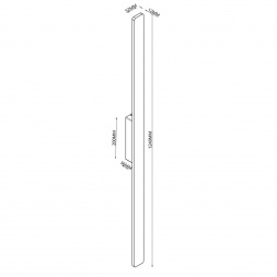 Уличный настенный светодиодный светильник Mantra Lotus 7990