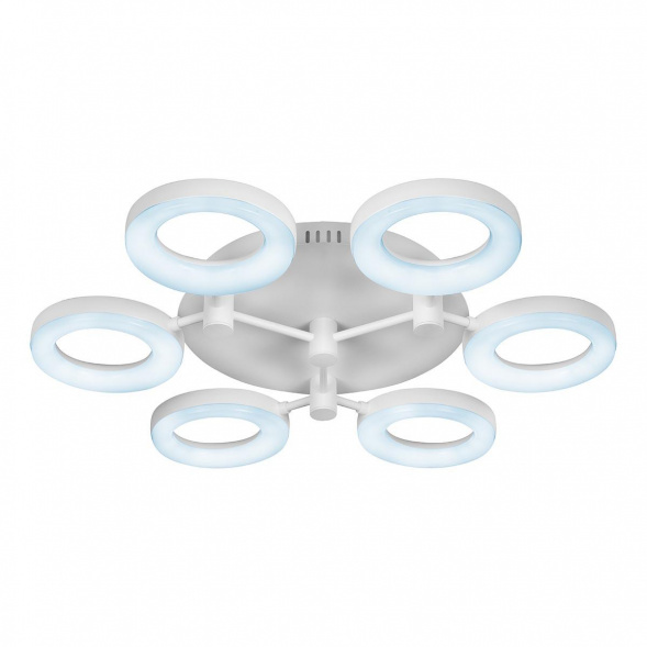 Потолочная светодиодная люстра iLedex Jomo FS-014-X6-(B) 72W WH