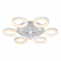 Потолочная светодиодная люстра iLedex Jomo FS-014-X6-(B) 72W WH