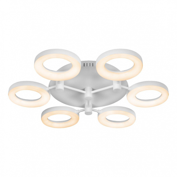 Потолочная светодиодная люстра iLedex Jomo FS-014-X6-(B) 72W WH