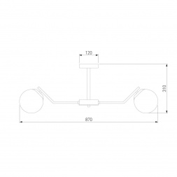 Подвесная люстра Eurosvet Frost 70154/8 хром